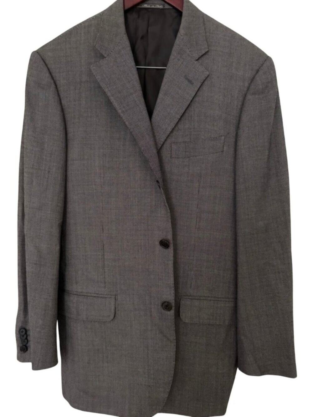 Corneliani Linea Sartoria Sport Coat 40R Super 120s Merino Wool Italy